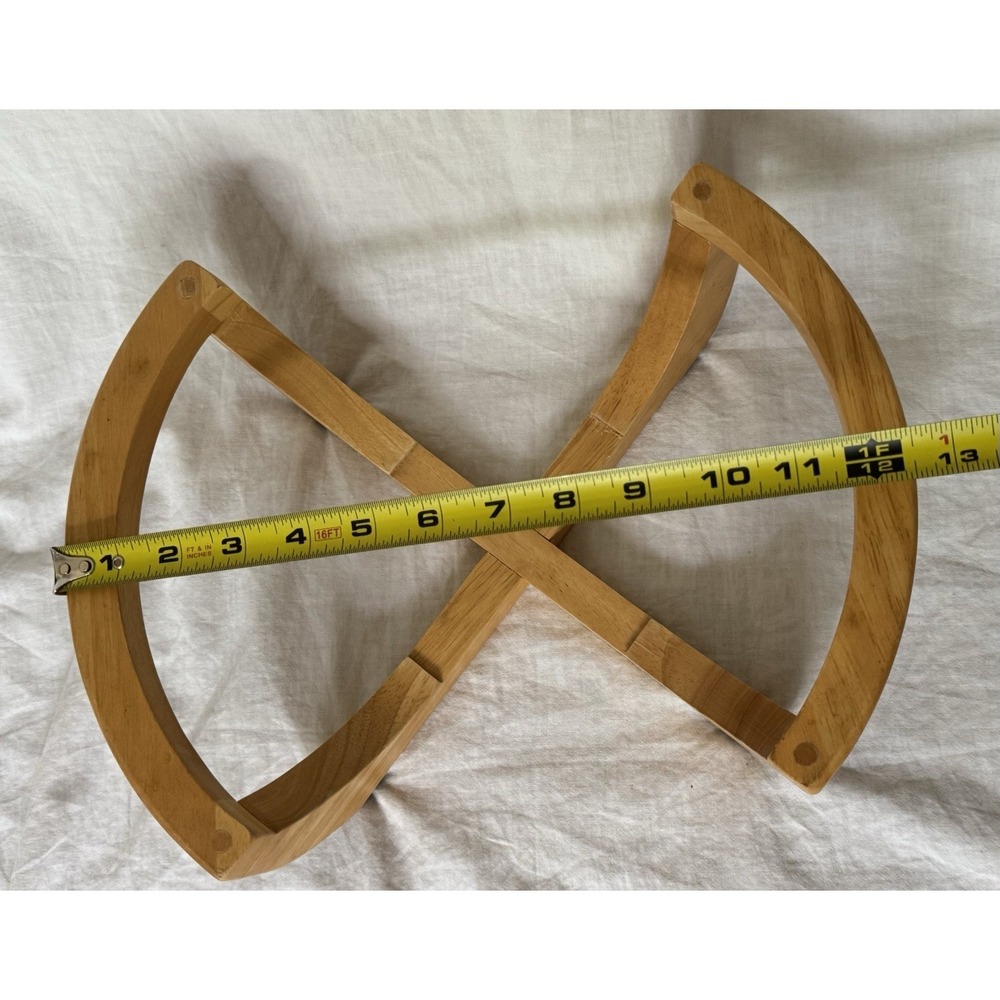 Vintage MCM Cradle Square Dish Holder Serving Trivet